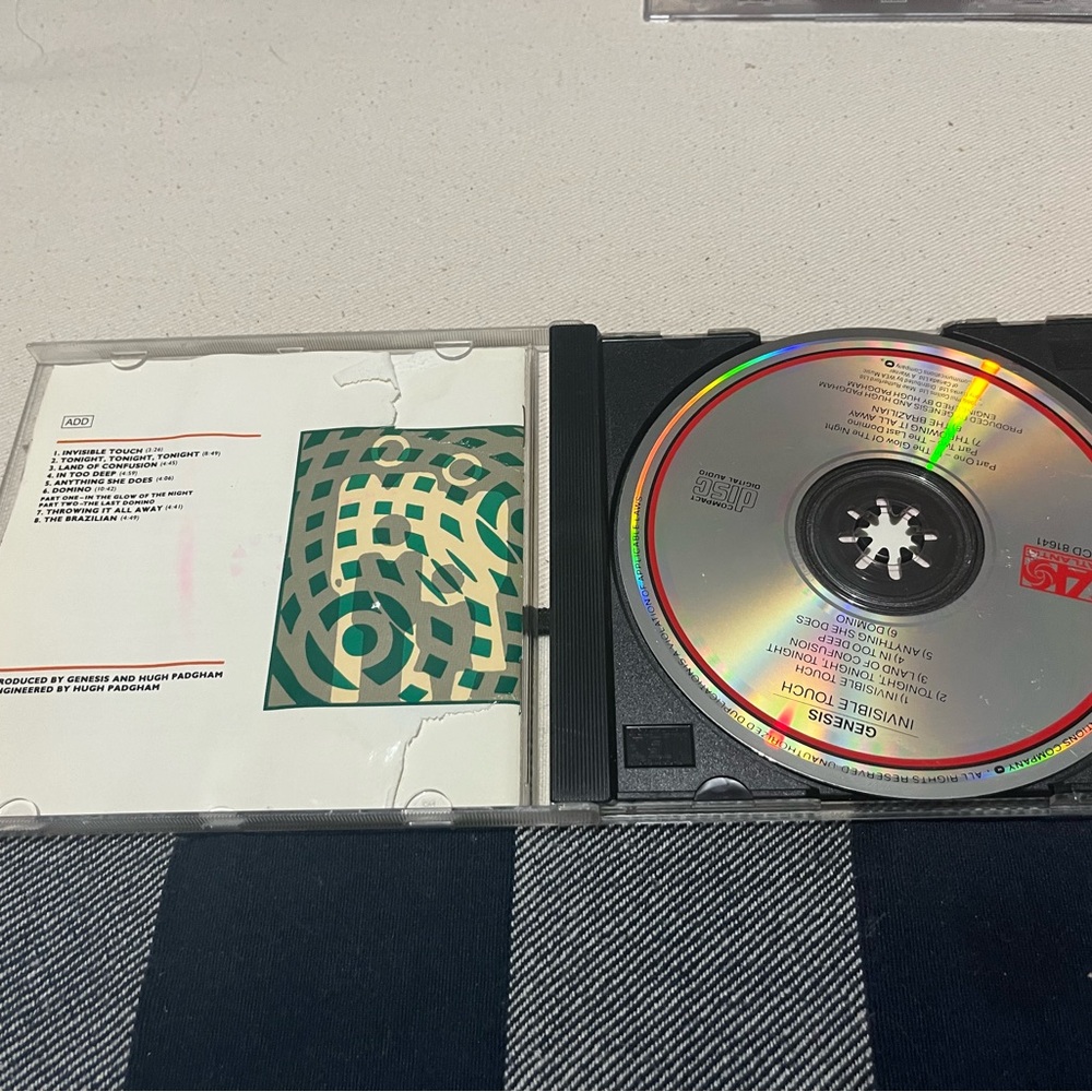 Genesis Invisible Touch CD - Picture 2 of 4